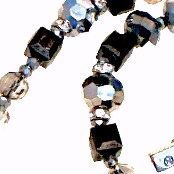 Zenzii huge sparkling dragonfly pendant long large crystal necklace 32”L - Picture 5 of 11